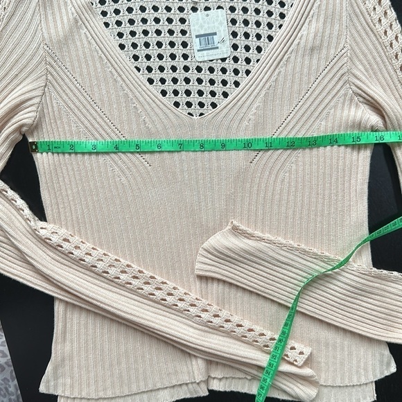 Free people starlight lightweight spring/summer sweater SZ S - Picture 6 of 9
